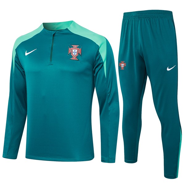 Sudadera De Training Portugal 2024-2025 Verde 3